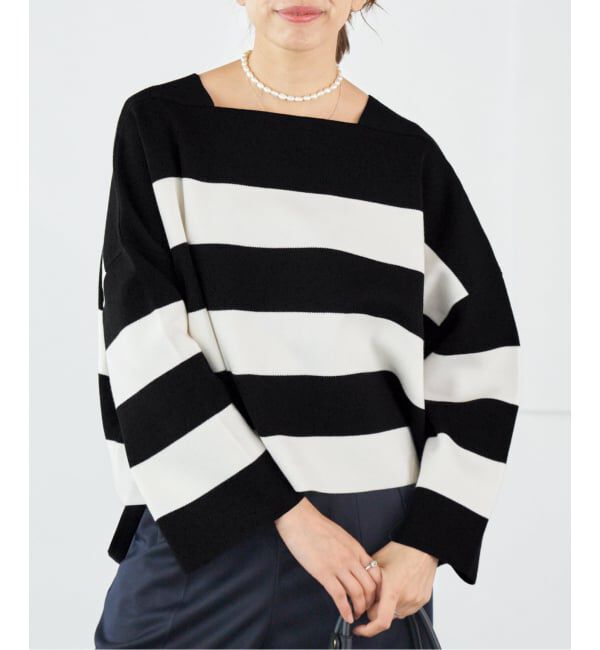 IENA「スーパーファインスムースプルオーバー」|ニット・セーター|