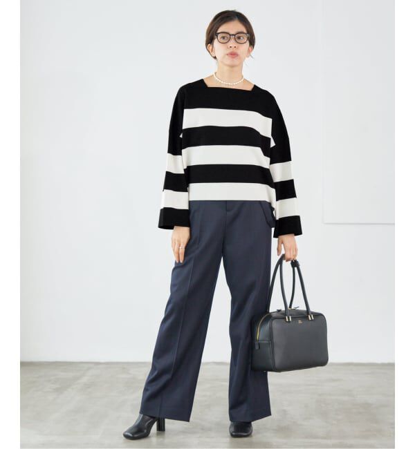 IENA「スーパーファインスムースプルオーバー」|ニット・セーター|