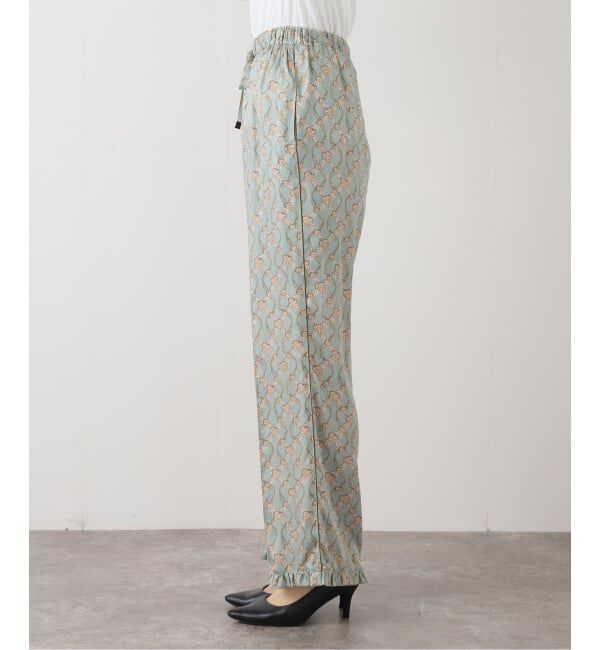 IENA LA BOUCLE「オーナメントフラワープリントパンツ」|その他|