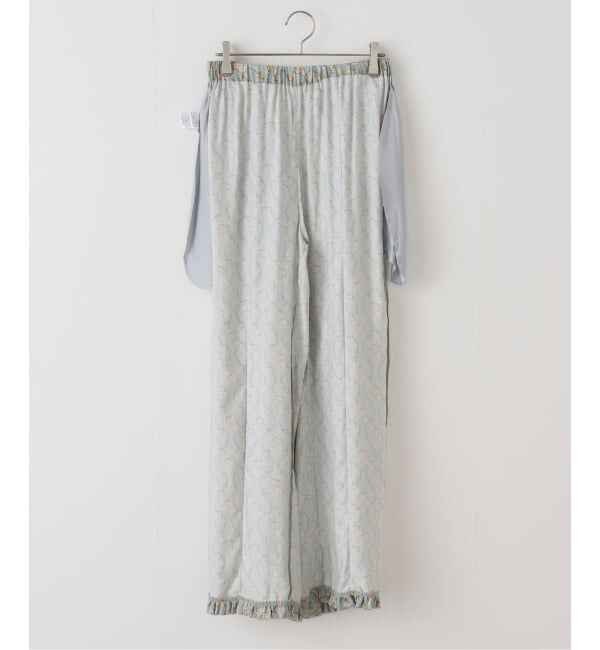 IENA LA BOUCLE「オーナメントフラワープリントパンツ」|その他|