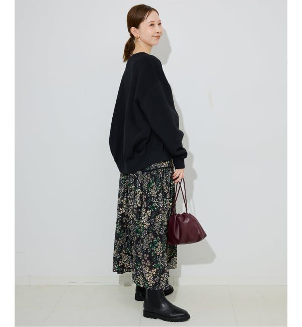 SLOBE IENA「《WEB限定/追加5》FLOWER PRINT ワンピース」|ワンピース|