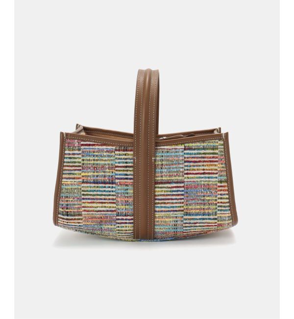 IENA「《別注》A VACATION/ア ヴァケーション SEE SAW BAG LINE CHECK」|ハンドバッグ|