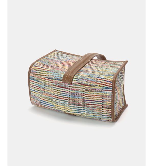 IENA「《別注》A VACATION/ア ヴァケーション SEE SAW BAG LINE CHECK」|ハンドバッグ|