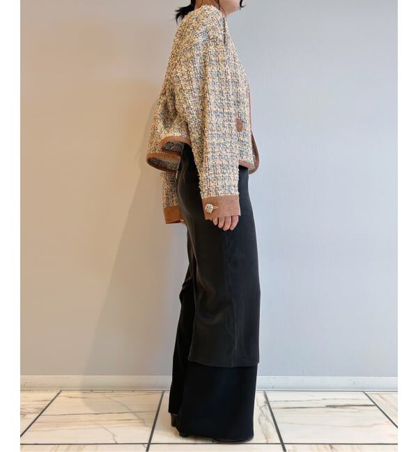 IENA LA BOUCLE「IENA LA BOUCLE LINTONツィードブルゾン」|その他|