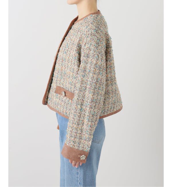 IENA LA BOUCLE「IENA LA BOUCLE LINTONツィードブルゾン」|その他|