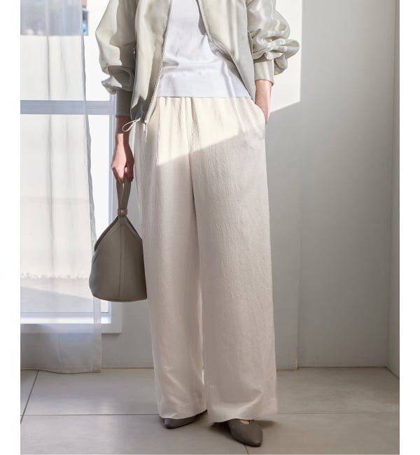 IENA「アンティークサテン イージーパンツ」|その他|