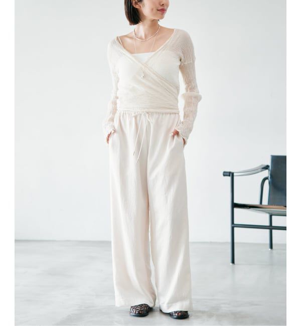 IENA「アンティークサテン イージーパンツ」|その他|