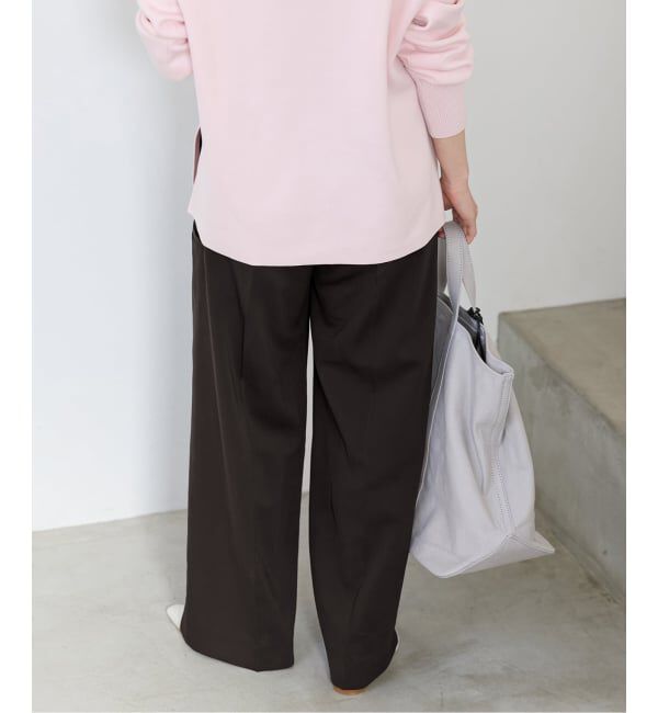 IENA「ハイツイストツイルスラックス」|スラックス|