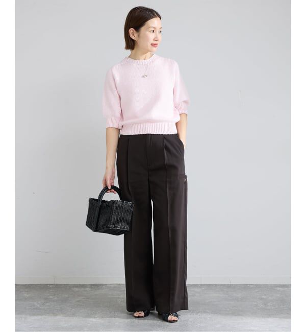 IENA「ハイツイストツイルスラックス」|スラックス|