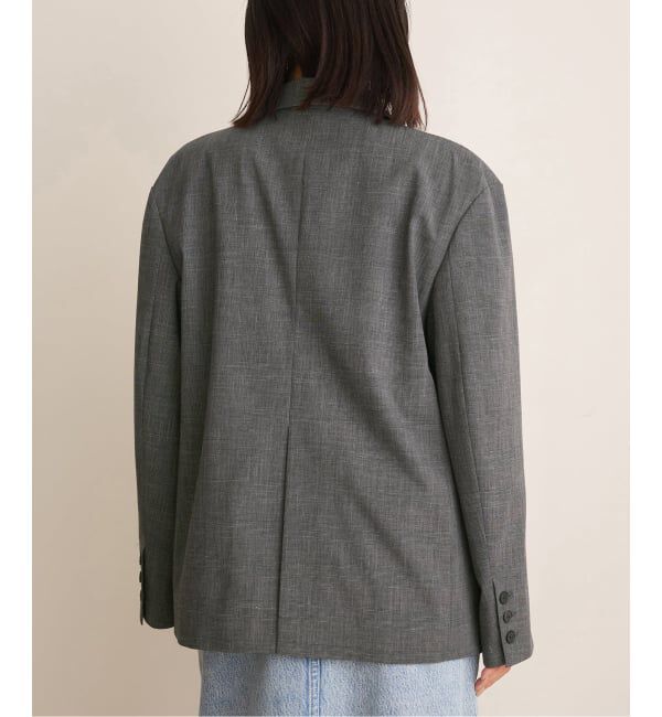 IENA LA BOUCLE「IENA LA BOUCLE グレンチェックダブルブレストジャケット」|テーラードジャケット|