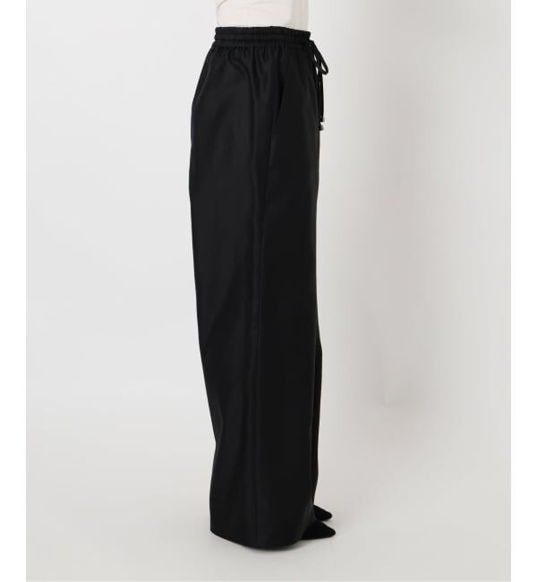 IENA LA BOUCLE「《予約》IENA LA BOUCLE コットンサテンイージーパンツ」|その他|