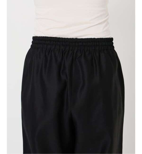 IENA LA BOUCLE「《予約》IENA LA BOUCLE コットンサテンイージーパンツ」|その他|