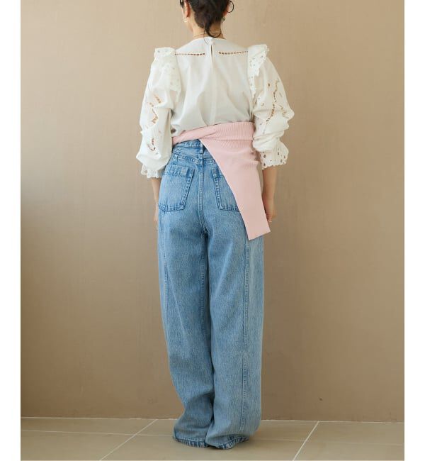 IENA LA BOUCLE「IENA LA BOUCLE カットワークブロードブラウス」|シャツ・ブラウス|