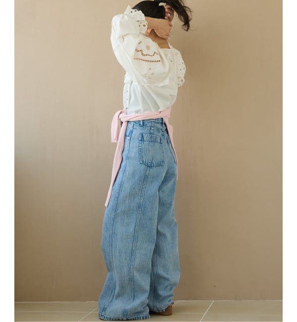 IENA LA BOUCLE「IENA LA BOUCLE カットワークブロードブラウス」|シャツ・ブラウス|