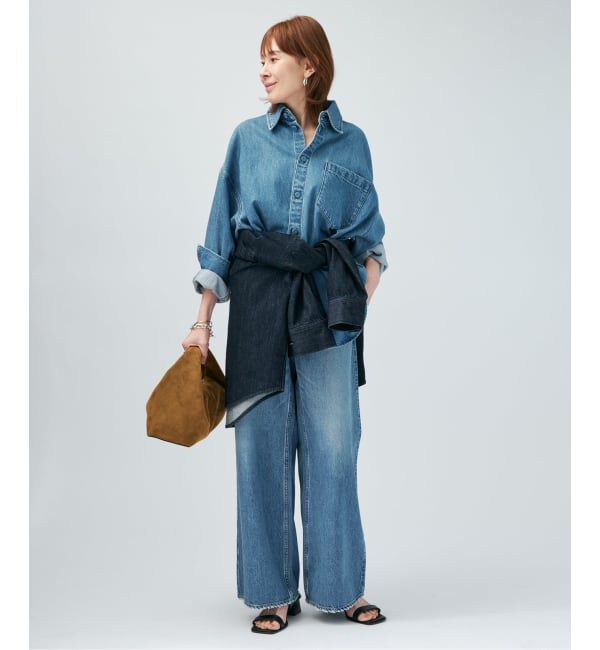 VERMEIL par iena「FRENZLAUER フランツロアー Panier Baguette SUEDE 別注」|ハンドバッグ|