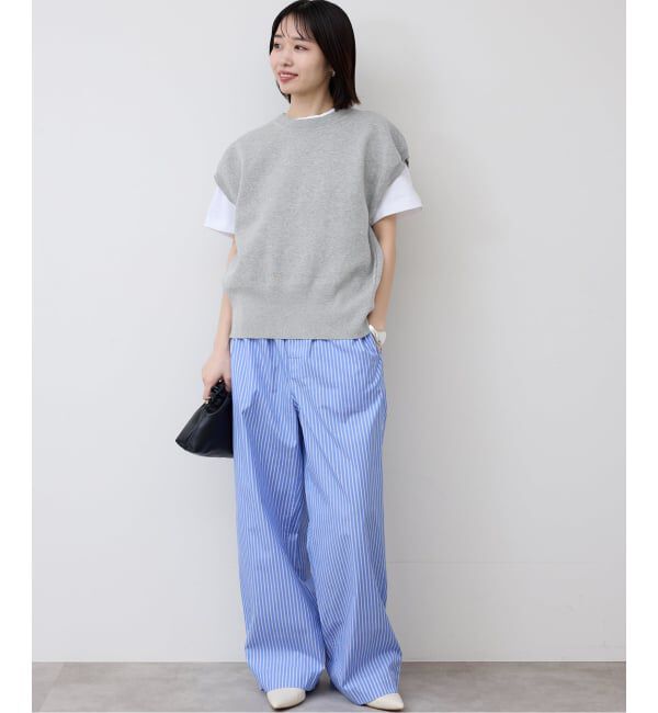 SLOBE IENA「《追加》ダブルフェイスバックオープンベスト」|ベスト・ジレ|