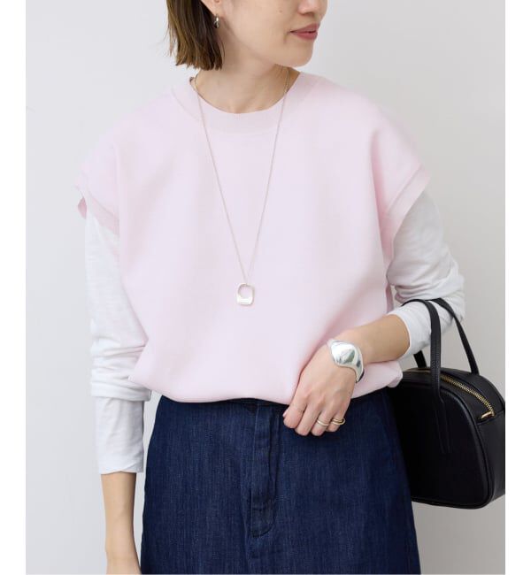 SLOBE IENA「《追加》ダブルフェイスバックオープンベスト」|ベスト・ジレ|