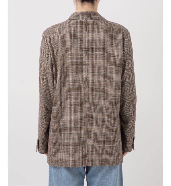IENA「COUTURE D'ADAM/クチュールドアダム Double JK Prince of Wales 26SS-004」|テーラードジャケット|