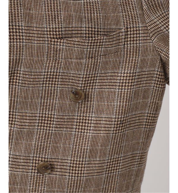 IENA「COUTURE D'ADAM/クチュールドアダム Double JK Prince of Wales 26SS-004」|テーラードジャケット|