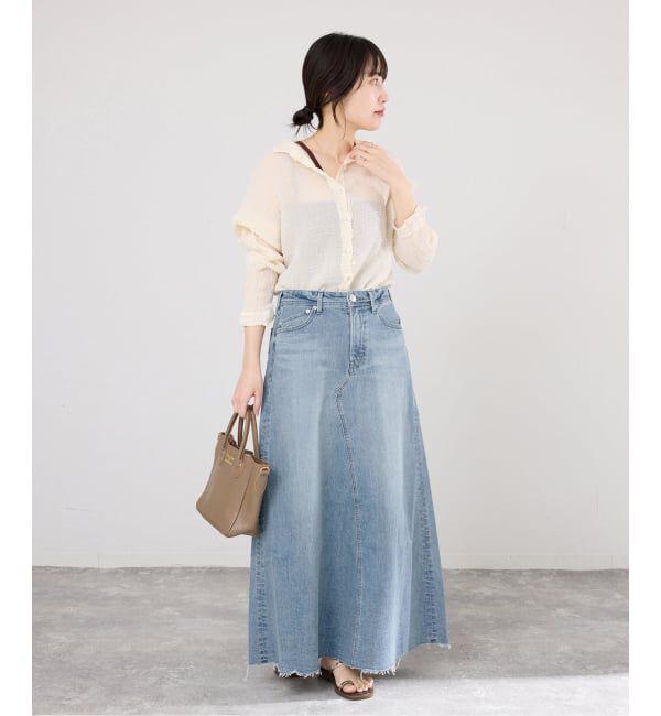 IENA「YANUK/ヤヌーク Flare Long Skirt スカート」|スカート|