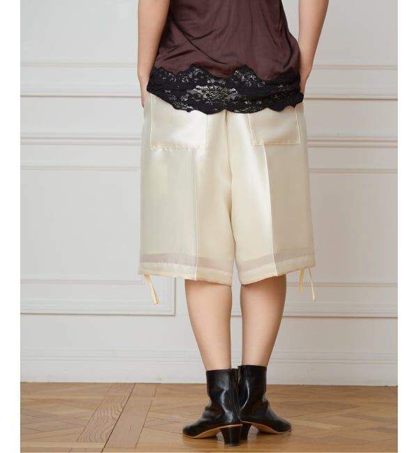 IENA LA BOUCLE「IENA LA BOUCLE ブライトシアーハーフパンツ」|その他|