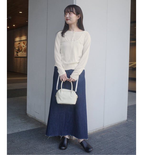 SLOBE IENA「《追加予約》tyn.TGOR/トゴール SLOBE別注 タンクセットカーディガン」|カーディガン|