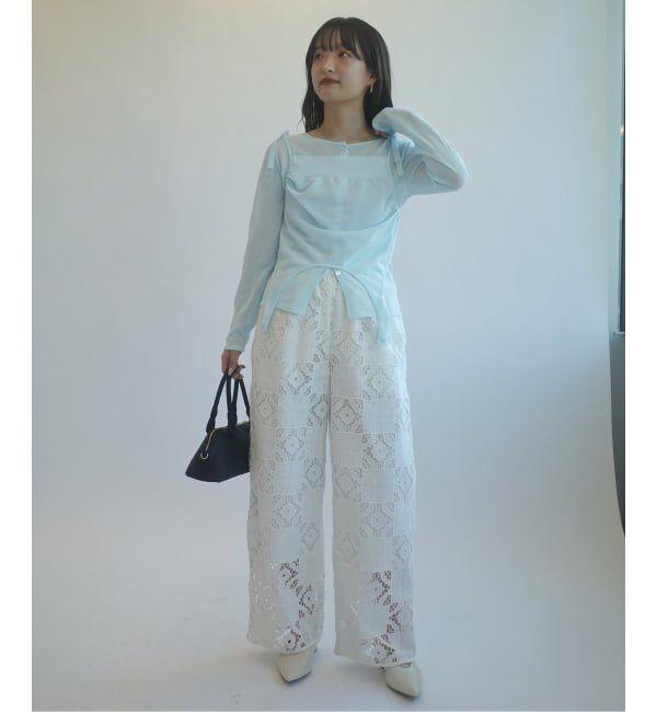 SLOBE IENA「《追加予約》tyn.TGOR/トゴール SLOBE別注 タンクセットカーディガン」|カーディガン|