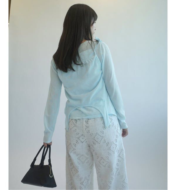 SLOBE IENA「《追加予約》tyn.TGOR/トゴール SLOBE別注 タンクセットカーディガン」|カーディガン|