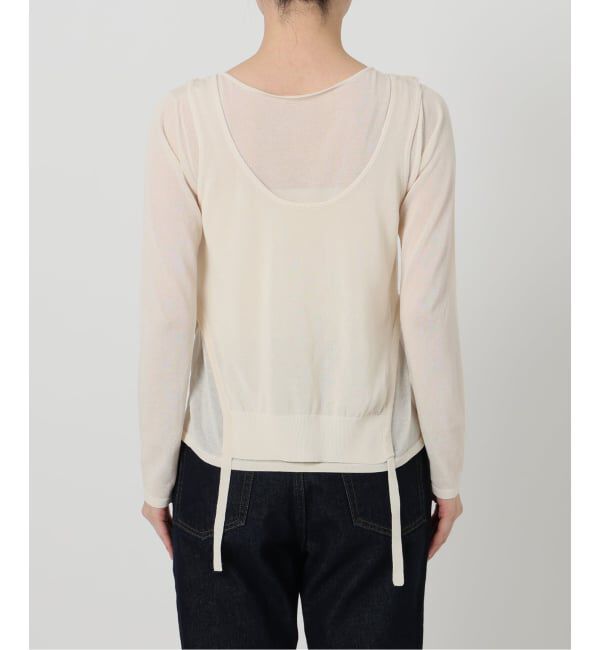 SLOBE IENA「《追加予約》tyn.TGOR/トゴール SLOBE別注 タンクセットカーディガン」|カーディガン|