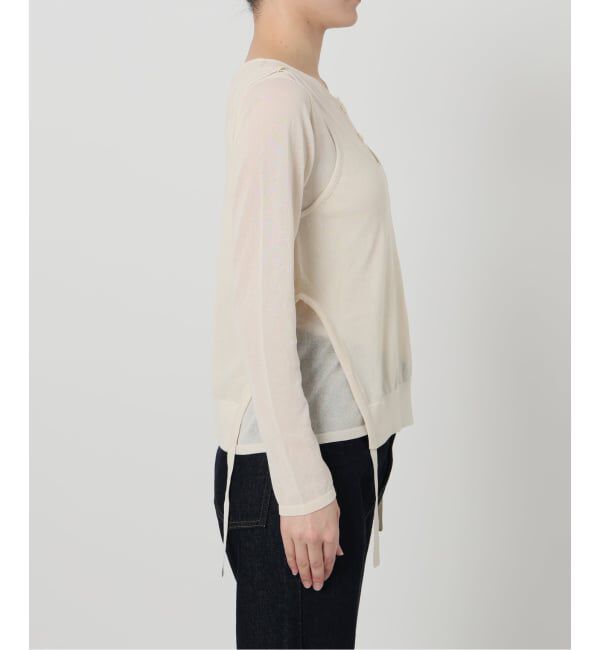 SLOBE IENA「《追加予約》tyn.TGOR/トゴール SLOBE別注 タンクセットカーディガン」|カーディガン|