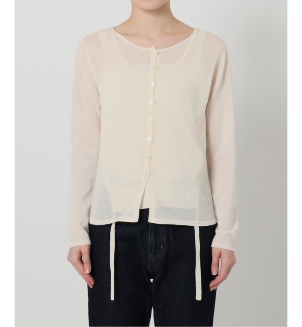 SLOBE IENA「《追加予約》tyn.TGOR/トゴール SLOBE別注 タンクセットカーディガン」|カーディガン|