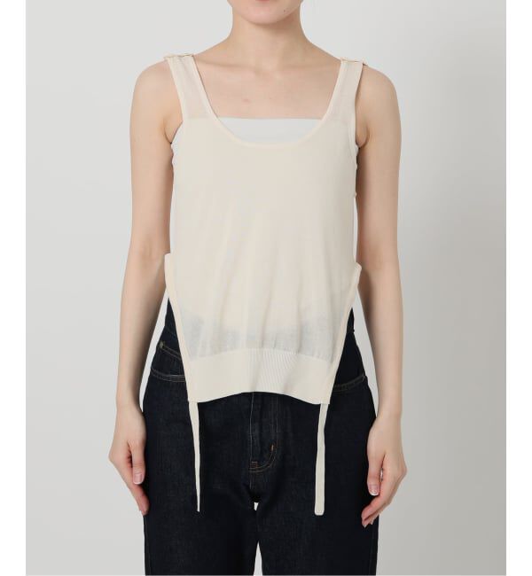 SLOBE IENA「《追加予約》tyn.TGOR/トゴール SLOBE別注 タンクセットカーディガン」|カーディガン|