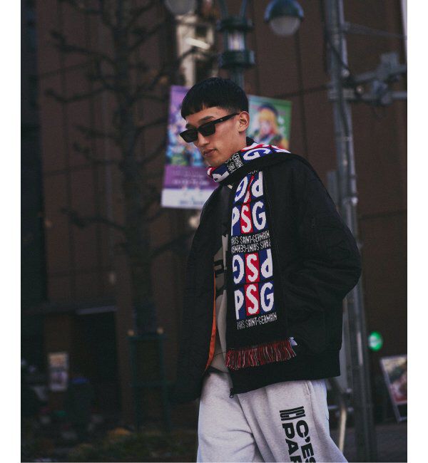 Paris Saint-Germain「【PSGｘTieScarf】PSG*TieScarf Company Acrylic Scarf」|マフラー|