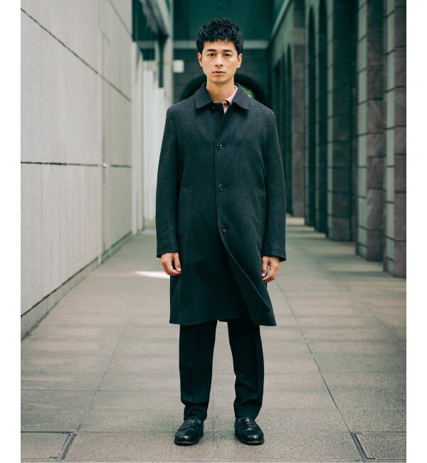 EDIFICE「MACKINTOSH(マッキントッシュ) 別注 DUNKELD/ダンケルド Loro Piana Fabric」|ステンカラーコート|