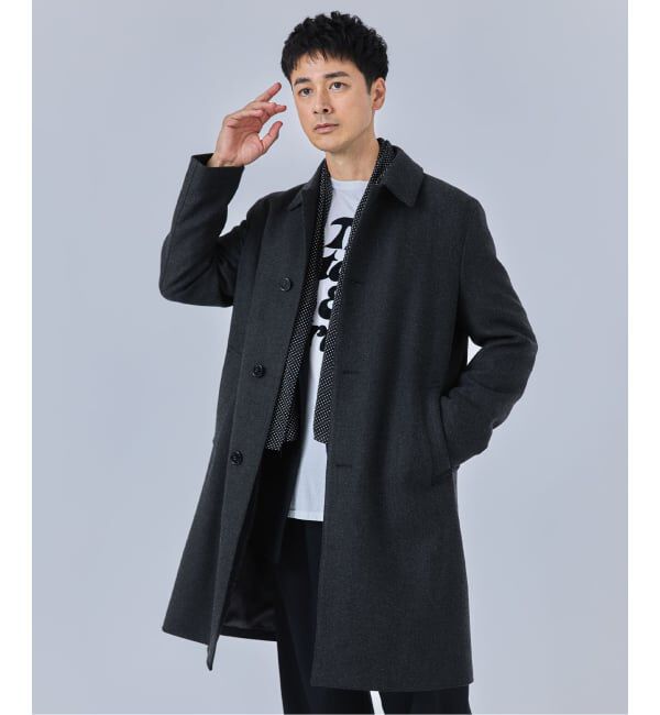 EDIFICE「MACKINTOSH(マッキントッシュ) 別注 DUNKELD/ダンケルド Loro Piana Fabric」|ステンカラーコート|