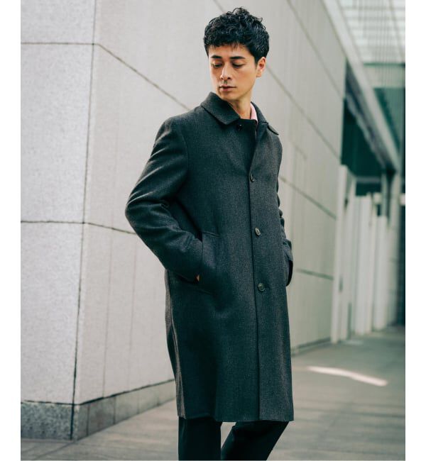 EDIFICE「MACKINTOSH(マッキントッシュ) 別注 DUNKELD/ダンケルド Loro Piana Fabric」|ステンカラーコート|