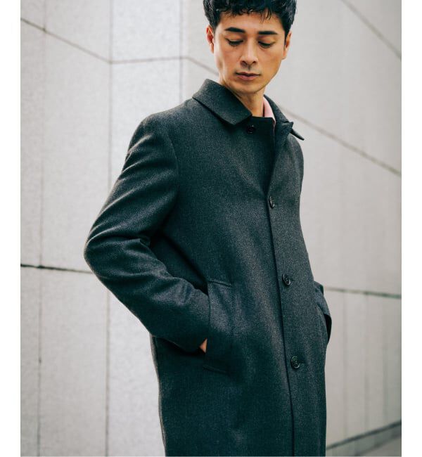 EDIFICE「MACKINTOSH(マッキントッシュ) 別注 DUNKELD/ダンケルド Loro Piana Fabric」|ステンカラーコート|