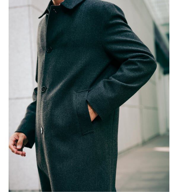 EDIFICE「MACKINTOSH(マッキントッシュ) 別注 DUNKELD/ダンケルド Loro Piana Fabric」|ステンカラーコート|