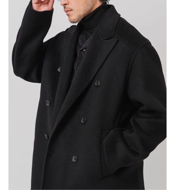 EDIFICE「E. ウールカシミヤ Wフェイス コート」|チェスターコート|