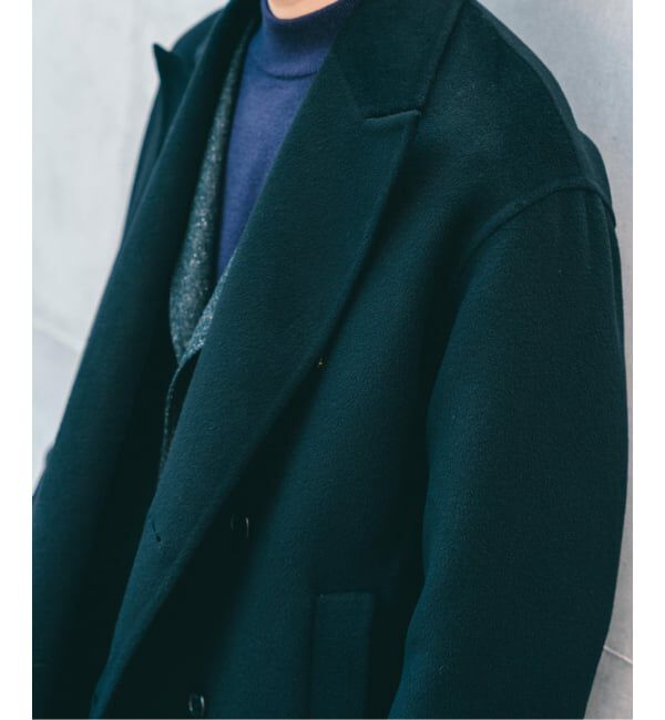 EDIFICE「E. ウールカシミヤ Wフェイス コート」|チェスターコート|