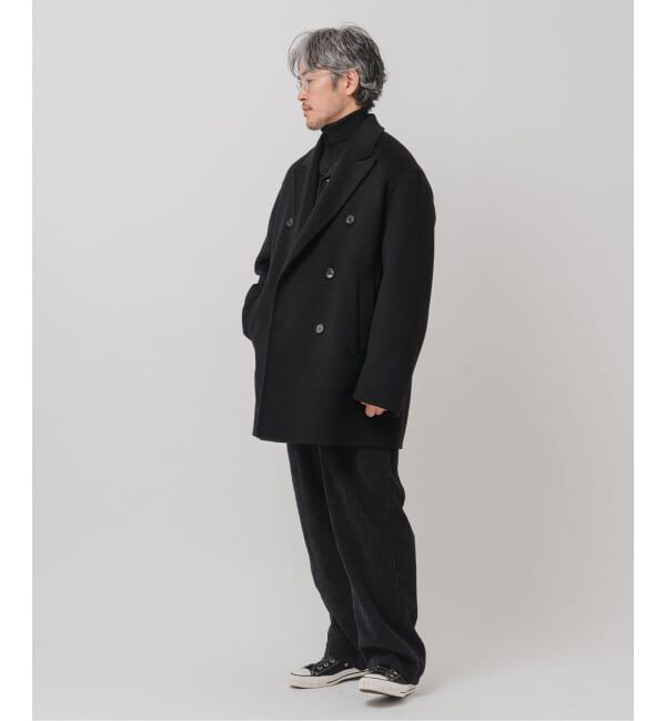 EDIFICE「E. ウールカシミヤ Wフェイス コート」|チェスターコート|