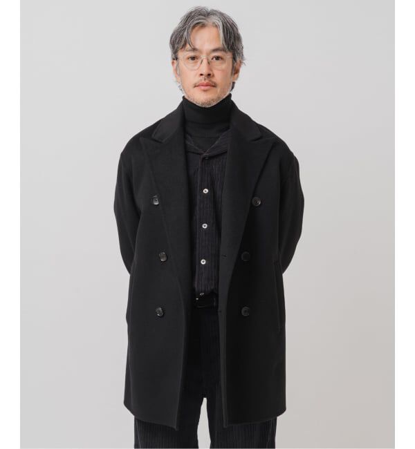 EDIFICE「E. ウールカシミヤ Wフェイス コート」|チェスターコート|