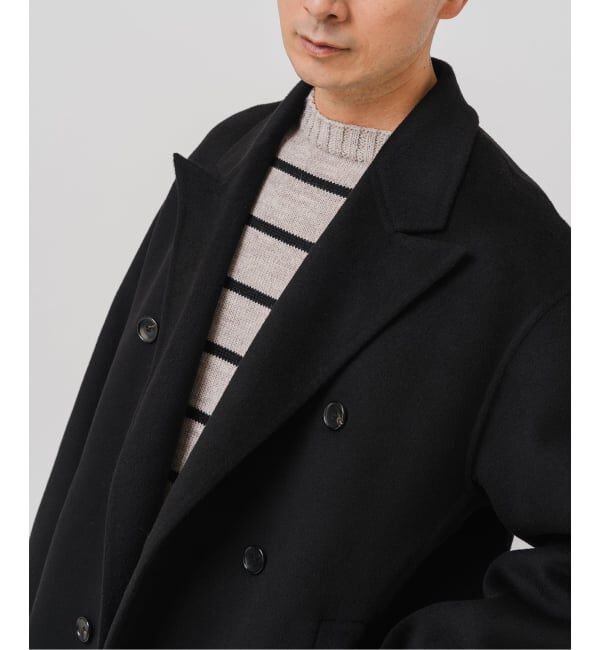 EDIFICE「E. ウールカシミヤ Wフェイス コート」|チェスターコート|