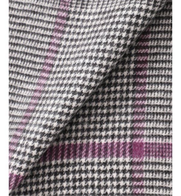 EDIFICE「PIACENZA(ピアツェンツァ) シルク/カシミヤ チェックマフラー 30&times;180」|マフラー|