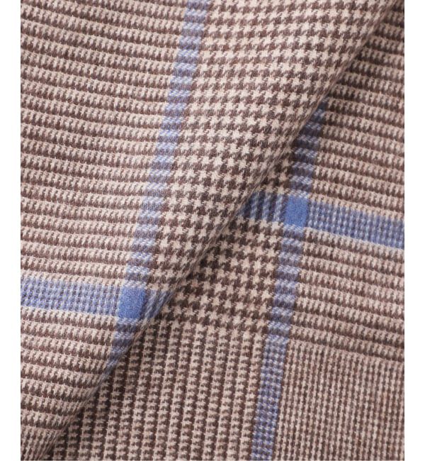 EDIFICE「PIACENZA(ピアツェンツァ) シルク/カシミヤ チェックマフラー 30&times;180」|マフラー|