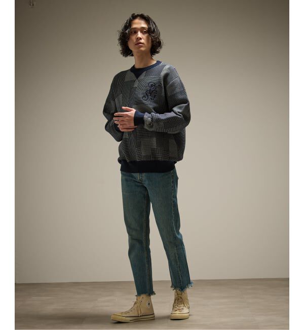 Paris Saint-Germain「【Paris Saint-Germain / パリ・サン＝ジェルマン】 JP Panel Sweat Knit」|ニット・セーター|