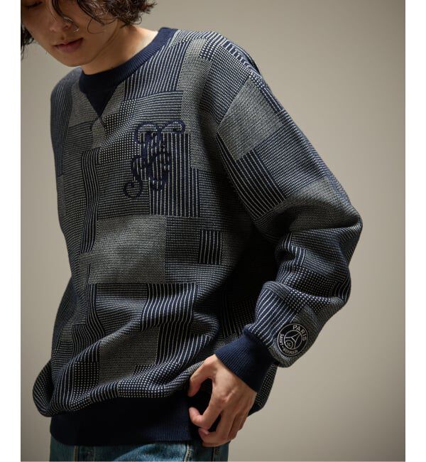 Paris Saint-Germain「【Paris Saint-Germain / パリ・サン＝ジェルマン】 JP Panel Sweat Knit」|ニット・セーター|