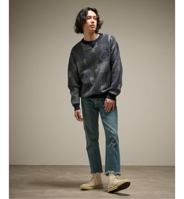 Paris Saint-Germain「【Paris Saint-Germain / パリ・サン＝ジェルマン】 JP Panel Sweat Knit」|ニット・セーター|