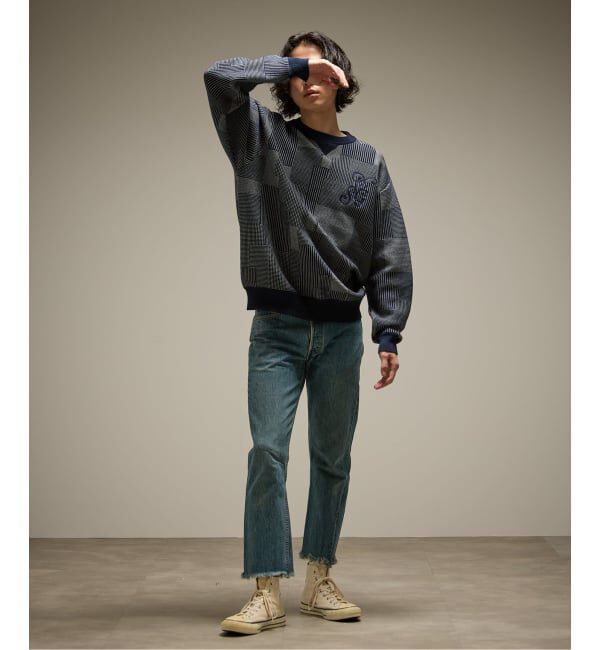 Paris Saint-Germain「【Paris Saint-Germain / パリ・サン＝ジェルマン】 JP Panel Sweat Knit」|ニット・セーター|