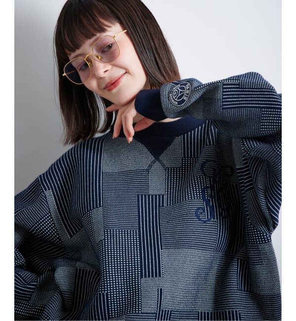 Paris Saint-Germain「【Paris Saint-Germain / パリ・サン＝ジェルマン】 JP Panel Sweat Knit」|ニット・セーター|